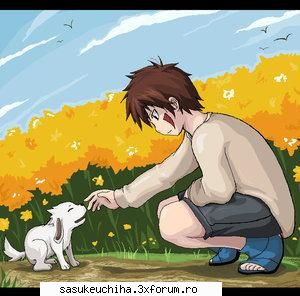 intalnirea ku akamaru n_n kiba inuzuka xd