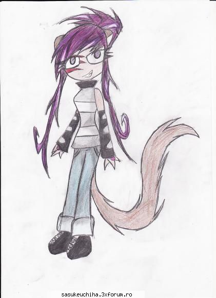 -w- so this is is me in cartoon form >w<
lol defapt are coada shi urechi de oposum dar vroiam sa vad
